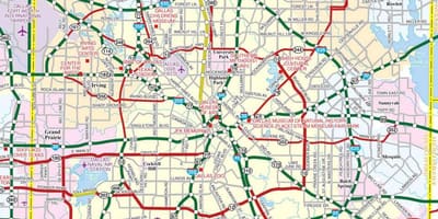 Քաղաք: Dallas քարտեզի վրա