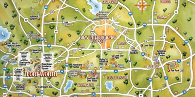 Քաղաք: Dallas քարտեզի վրա